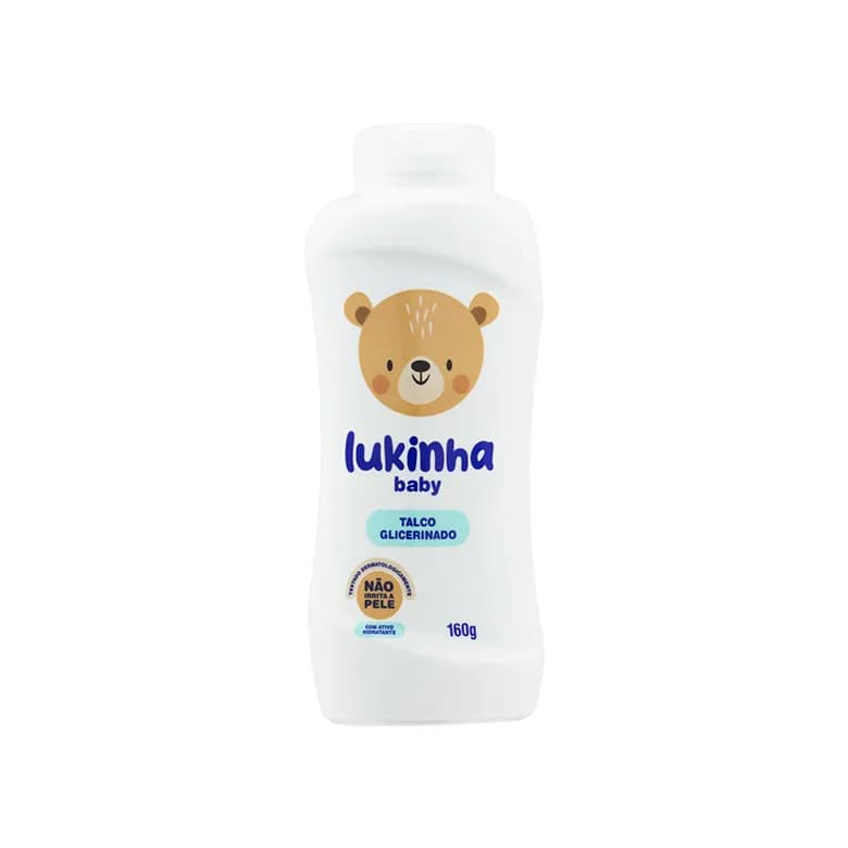 Imagem de Talco Glicerinado Infantil Lukinha 160g