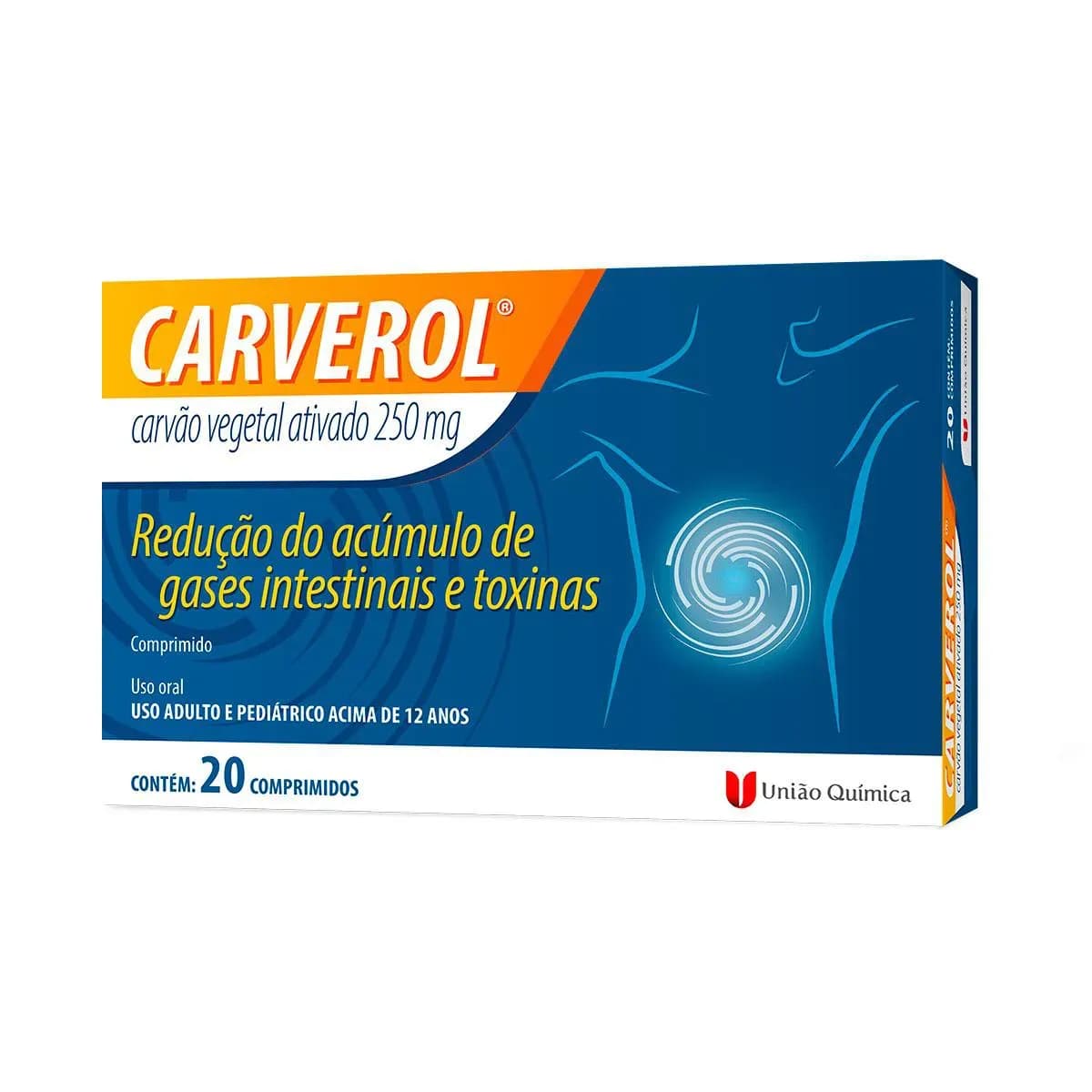Imagem de Carverol 250mg com 20 comprimidos