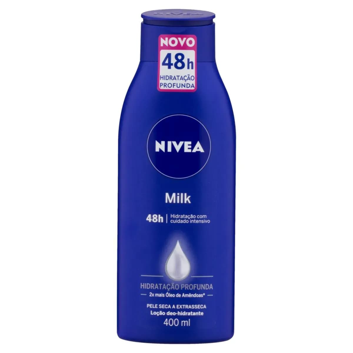 Imagem de Loção Creme Hidratante Corporal Hidratante Corporal Nivea Bold Milk 400ml