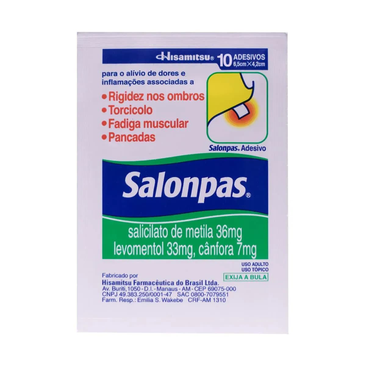 Imagem de Adesivo Salonpas Pequeno 10 unidades