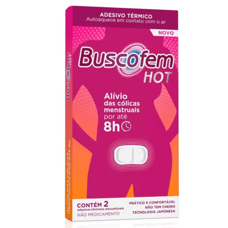 Imagem de Buscofem Hot Adesivo Termico 2 sachês