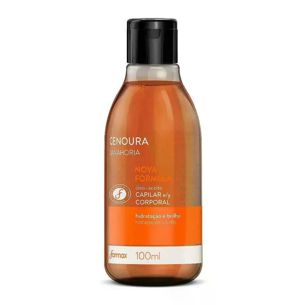 Imagem de Oleo Cenoura 100 Ml Farmax Corporal