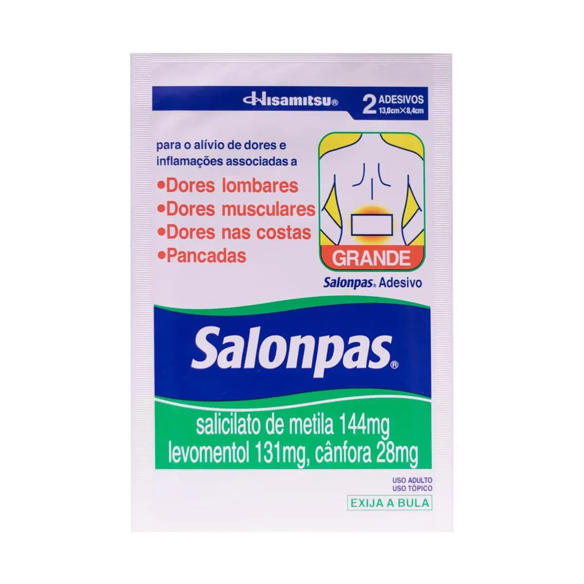 Imagem de Adesivo Salonpas Grande 2 unidades