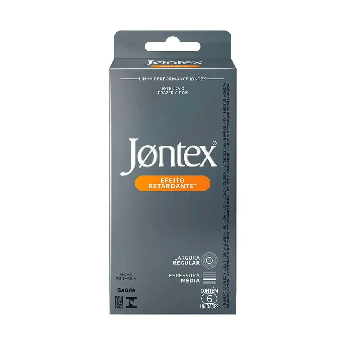 Imagem de Camisinha Jontex Marathon Ereção Prolongada com 6 unidades