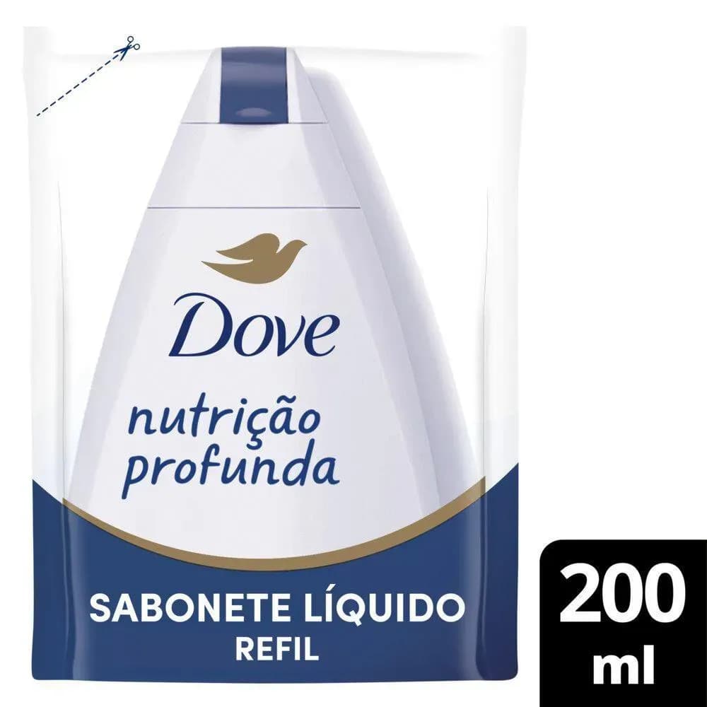 Imagem de Refil Sabonete Líquido Dove Nutrição Profunda 200ml
