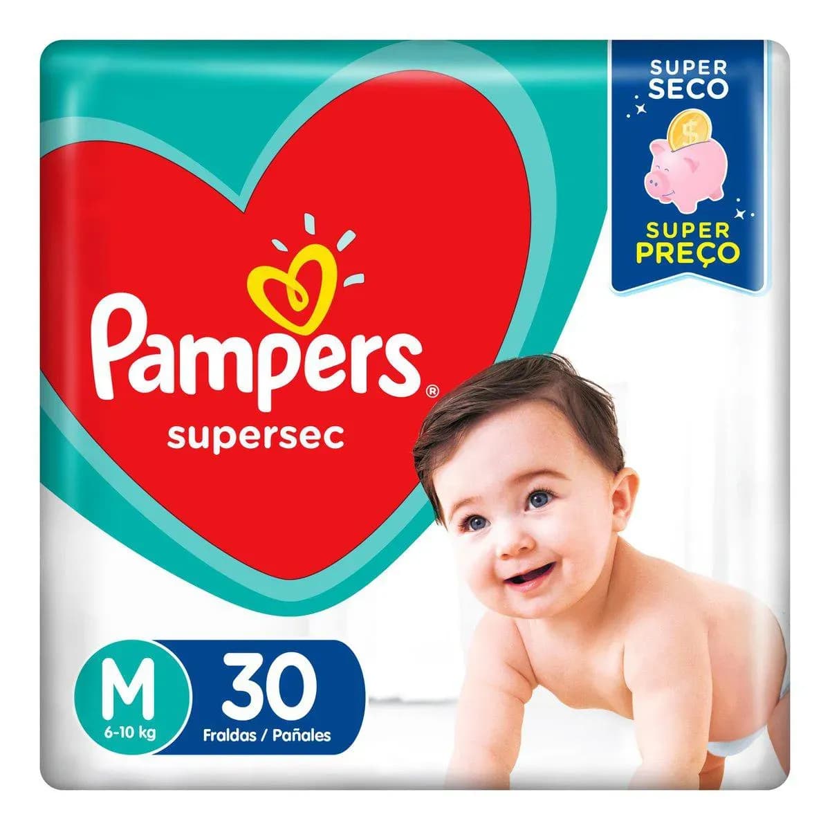 Imagem de Fralda Pampers Supersec M 30 unidades