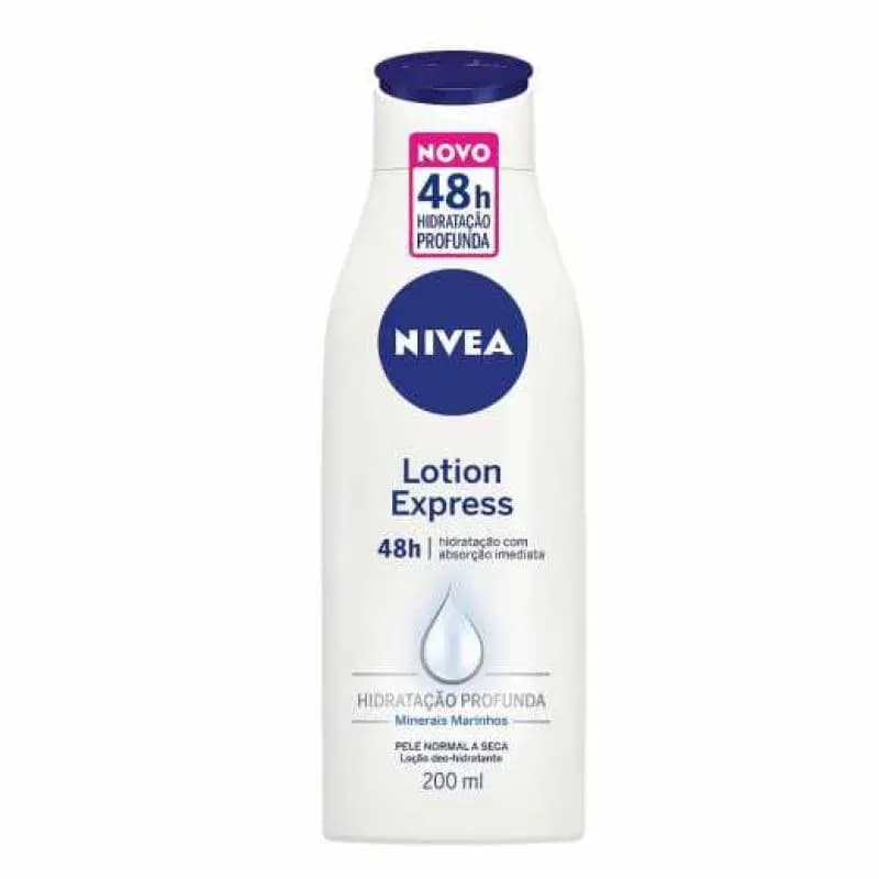 Imagem de Loção Creme Hidratante Corporal Nivea Lotion Express 200ml