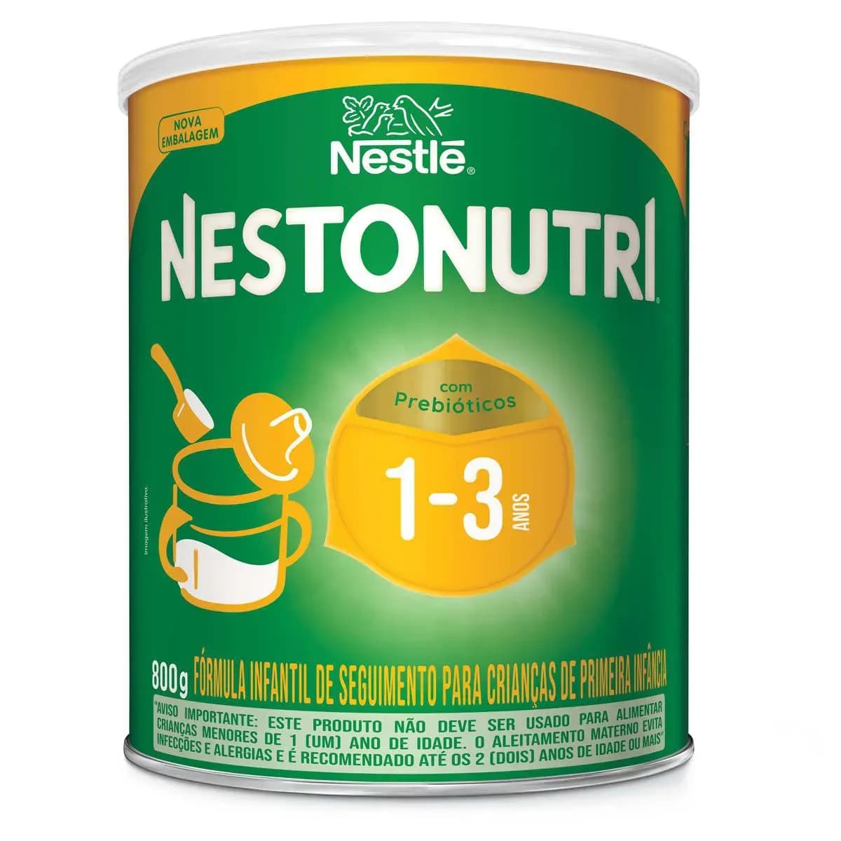 Imagem de Fórmula Infantil Nestonutri Nestlé 1 a 3 anos 800g