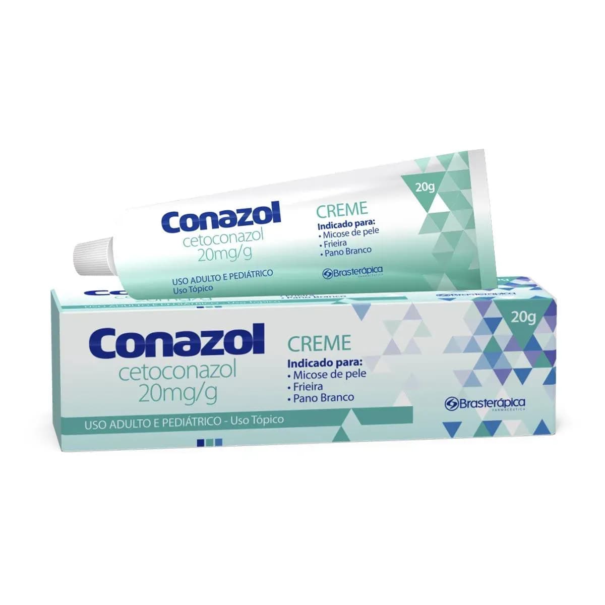 Imagem de Conazol Cetoconazol 20mg/g Creme Dermatológico 20g