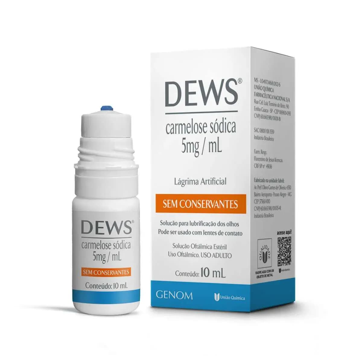 Imagem de Dews 5mg/ml Solução Oftálmica com 10ml