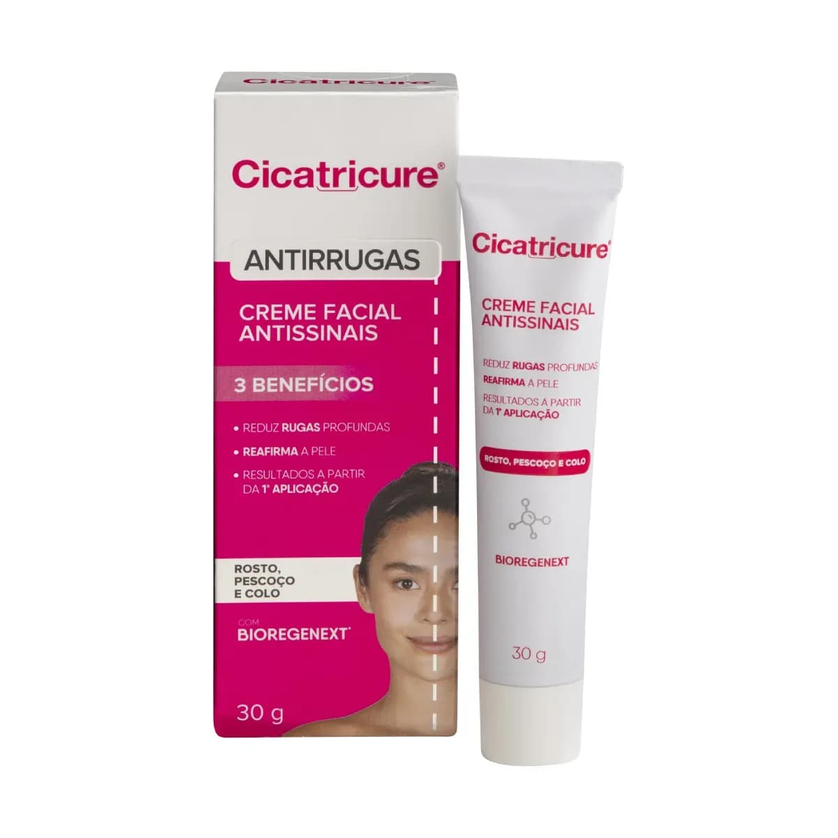 Imagem de Cicatricure Antissinais Creme Facial com 30g