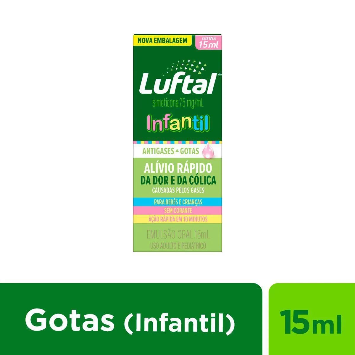 Imagem de Luftal Infantil Simeticona 75mg/ml Gotas 15ml