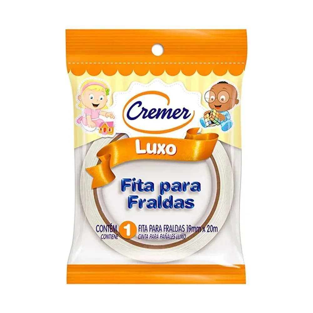 Imagem de Fita para Fraldas Cremer Luxo Branca 20m