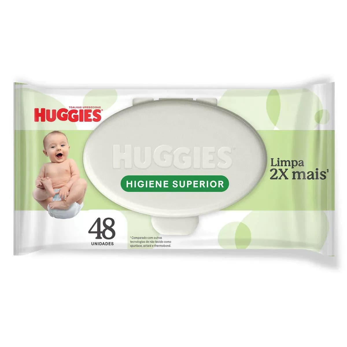 Imagem de Lenço Umedecido Huggies Disney Baby Higiene Superior Hipoalergênico Sem Álcool 48 unidades