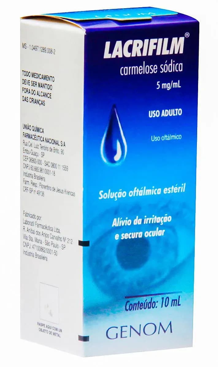 Imagem de Colírio Lacrifilm Solução Oftámilca 10ml