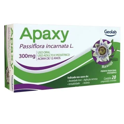Imagem de Apaxy 300mg, caixa com 20 comprimidos revestidos