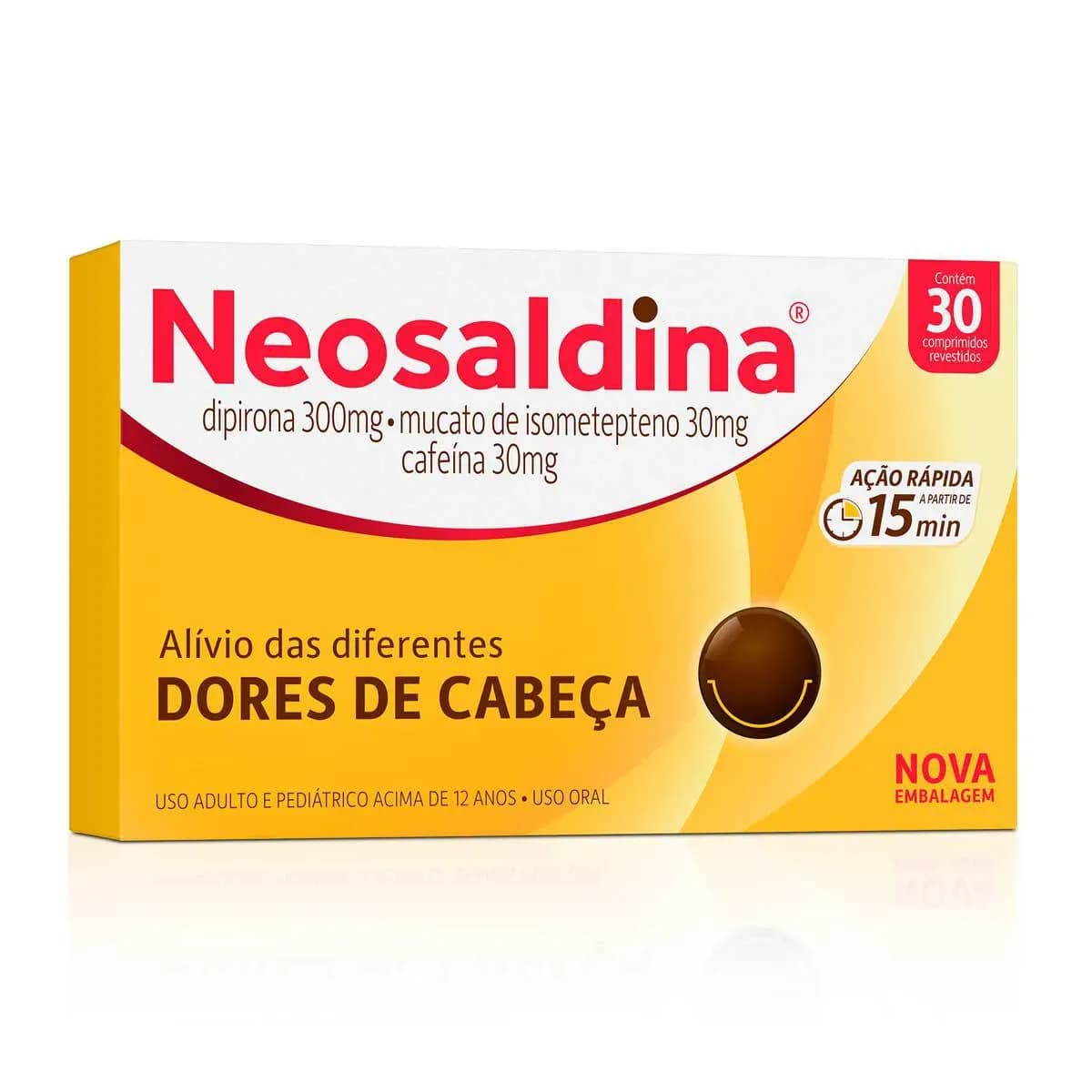 Imagem de Neosaldina Analgésico 30 drágeas