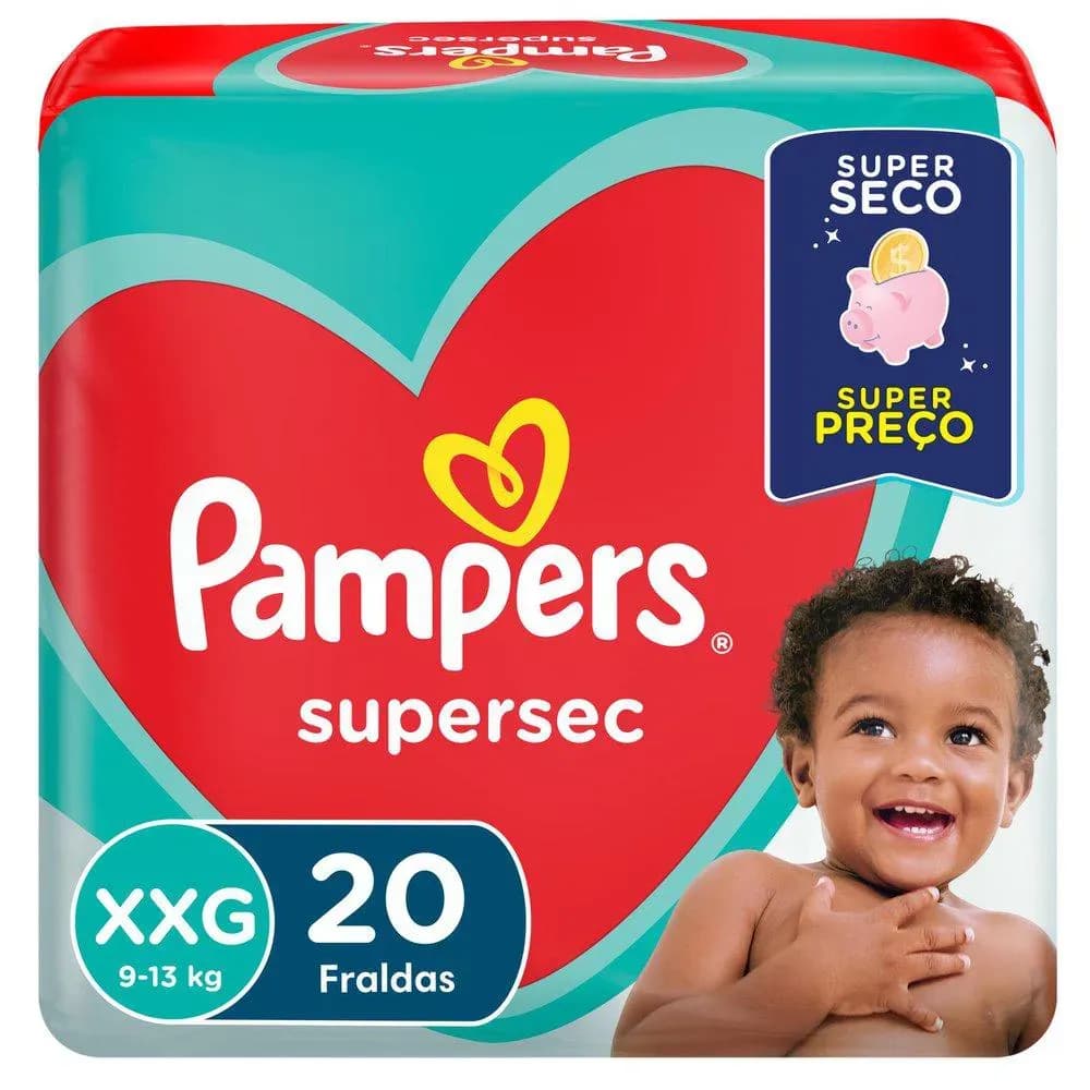 Imagem de Fralda Supersec Pacotao ”Xxg” Pampers Simples C/20 unidades