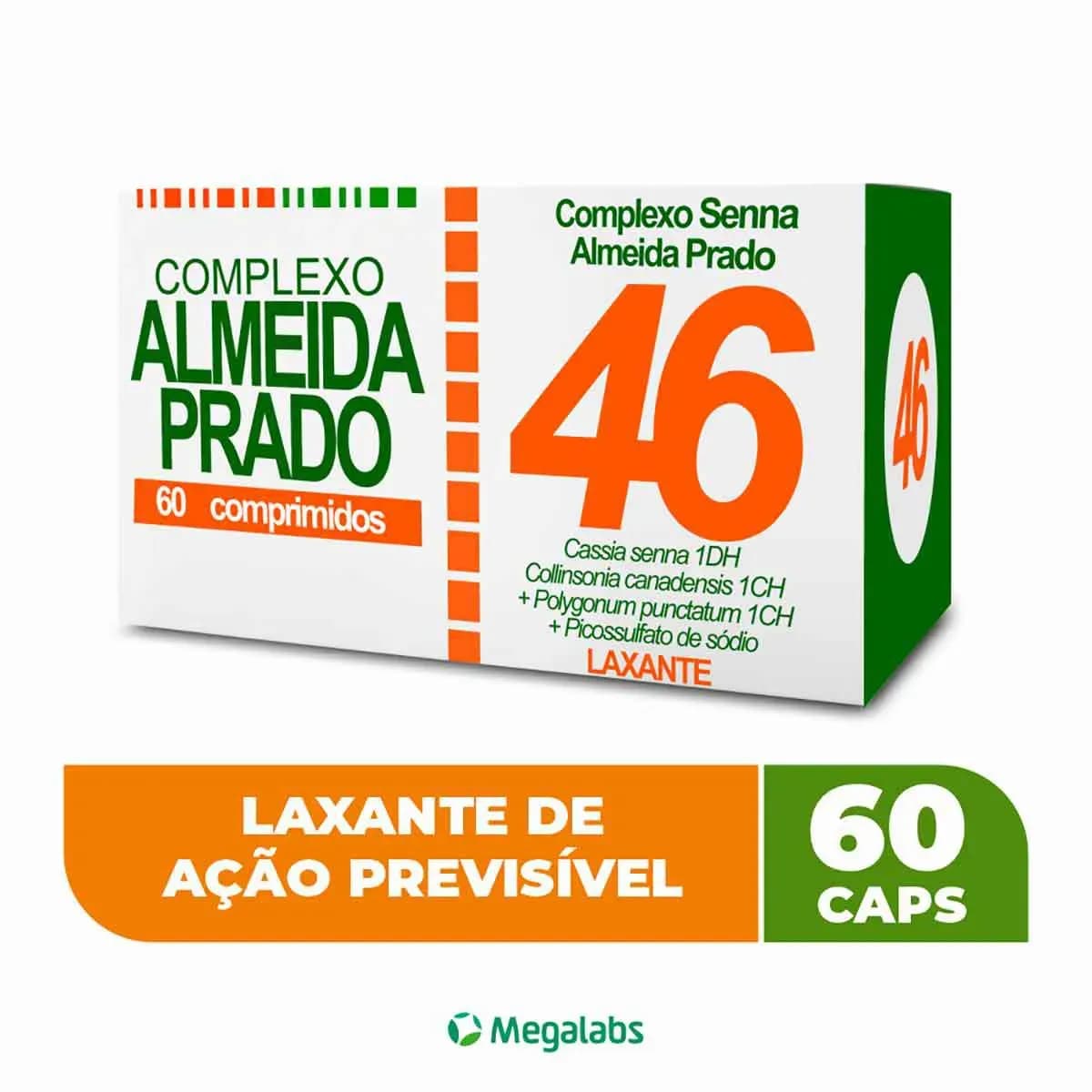 Imagem de Complexo Homeopático Senna 46 Almeida Prado 60 comprimidos