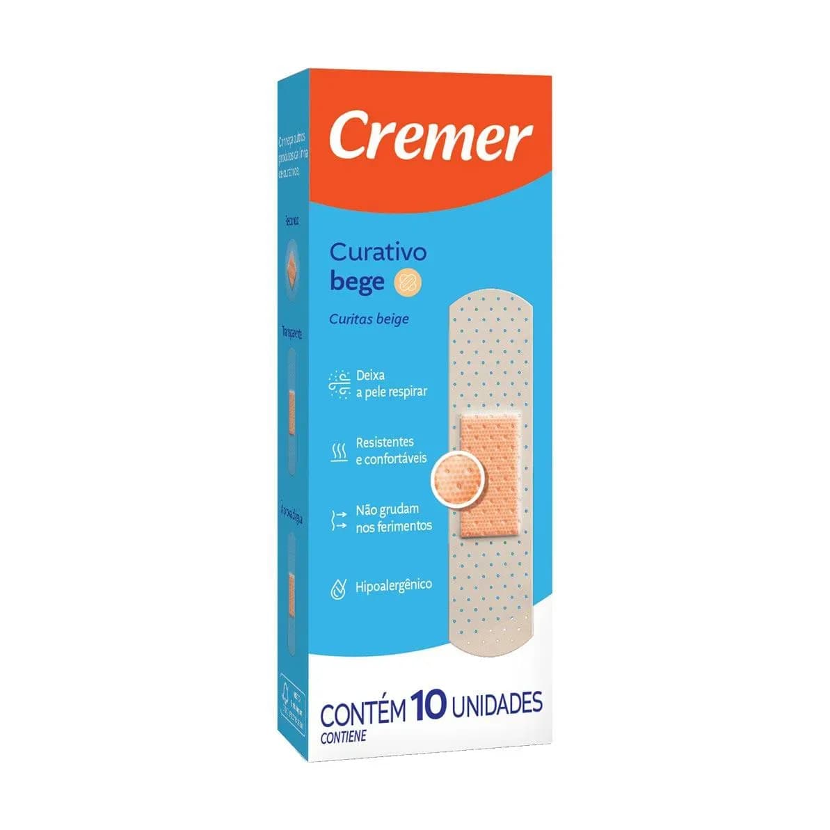 Imagem de Curativo Cremer Bege com 10 unidades