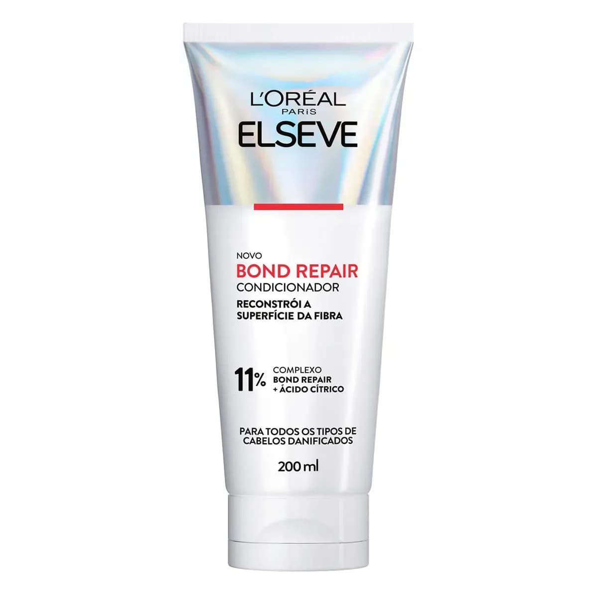 Imagem de Condicionador Elseve Bond Repair Reconstrutor Cabelos Danificados Selagem de Cutículas com Reparação Molecular 200ml