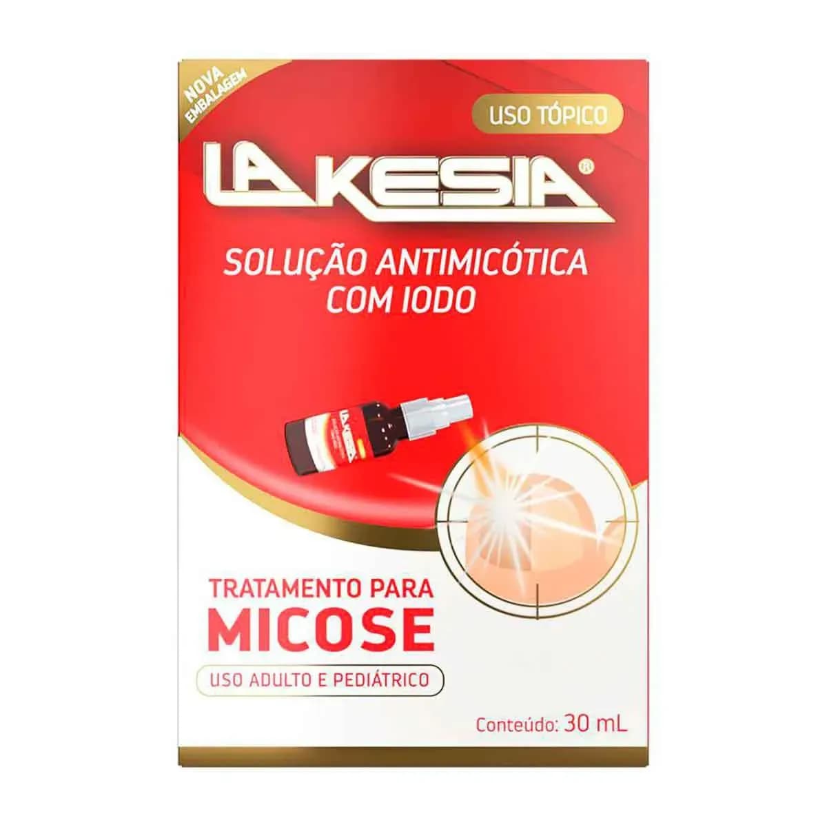 Imagem de Antimicótico com Iodo La Kesia Solução Tópica Spray 30ml