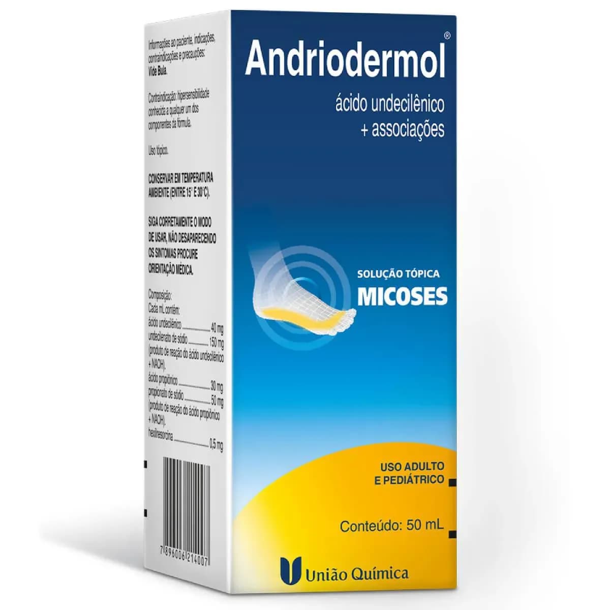Imagem de Antimicótico Andriodermol Solução Tópica 50ml