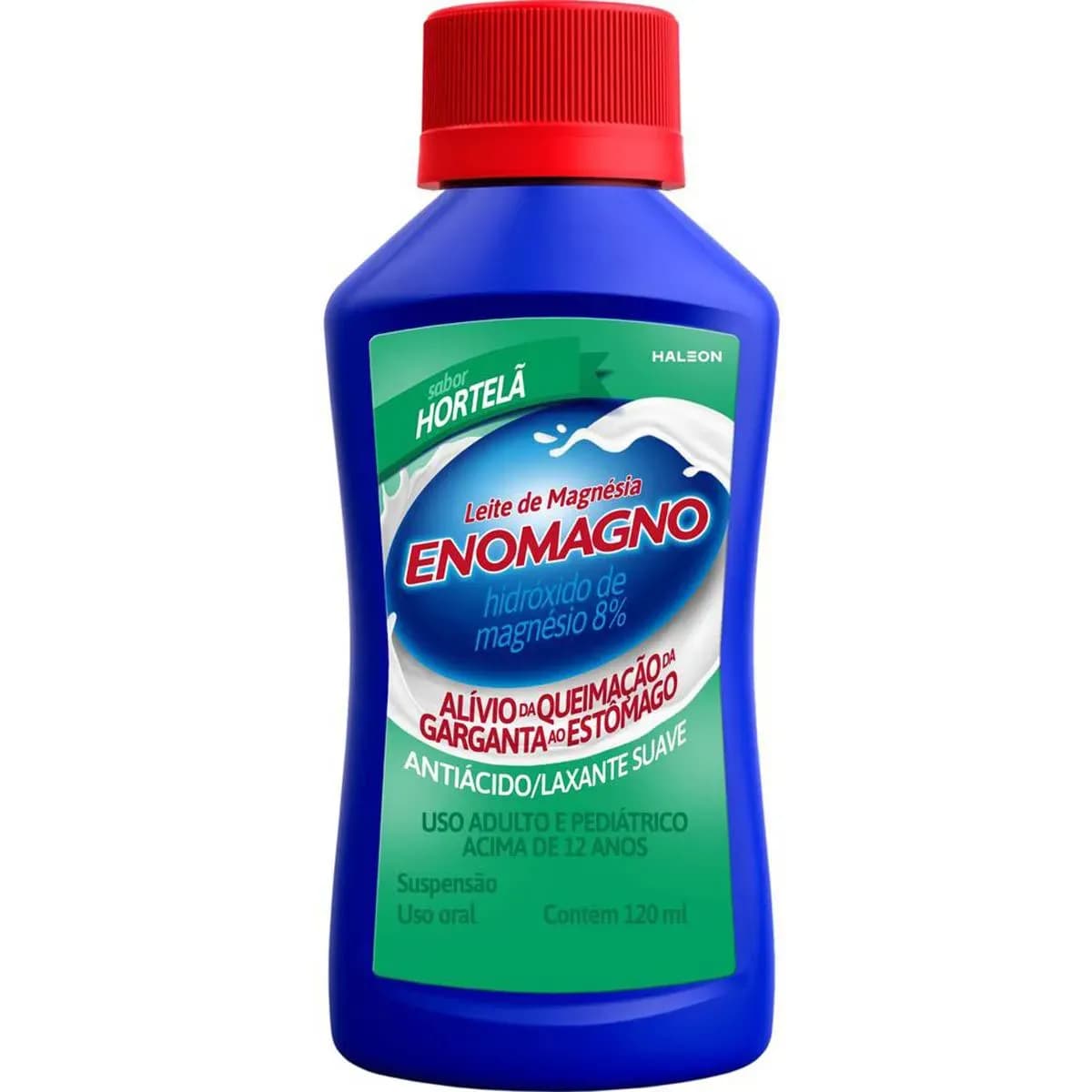 Imagem de Leite de Magnésia EnoMagno Hortelã Suspensão Oral 120ml