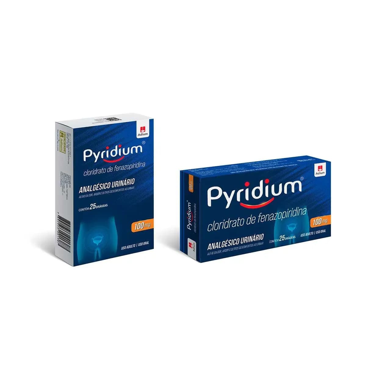 Imagem de Pyridium Fenazopiridina 100mg 25 drágeas