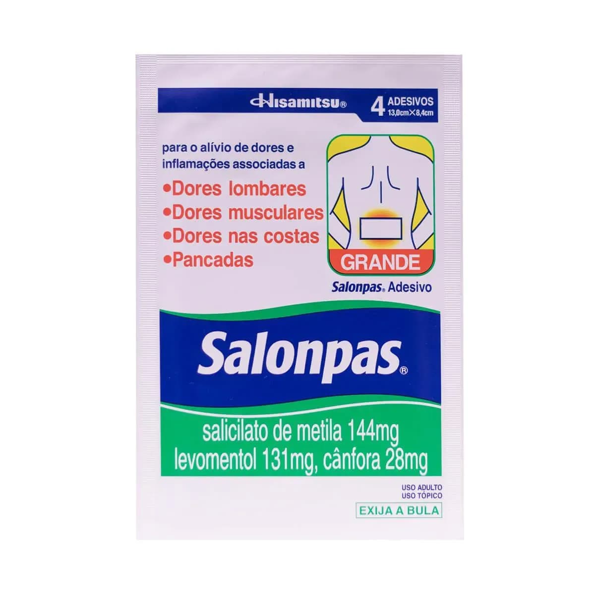 Imagem de Adesivo Salonpas Grande 4 unidades