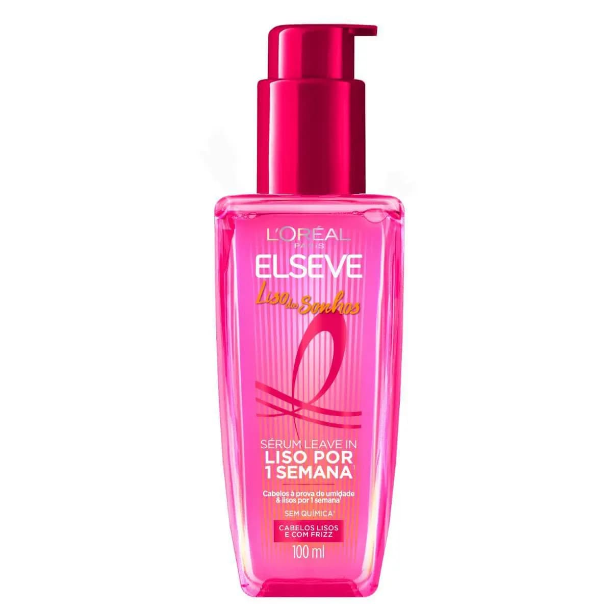 Imagem de Sérum Leave-In Elseve Liso dos Sonhos Sérum Alisante Efeito Liquid Hair 100ml