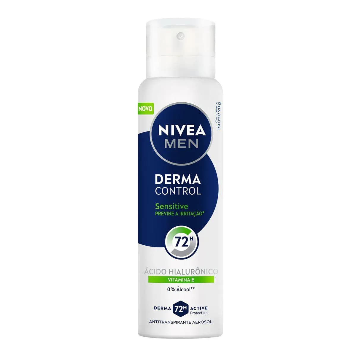 Imagem de Desodorante Antitranspirante Aerosol Nivea Men Derma Control 72h 150ml