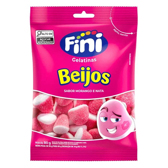 Imagem de Fini Beijos Morango 80g