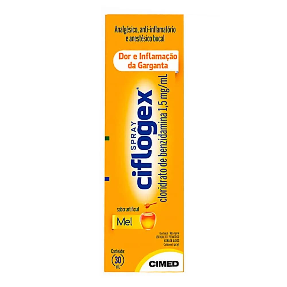 Imagem de Analgésico, Anestésico e Anti-Inflamatório Ciflogex 1,5mg/ml 30ml Mel